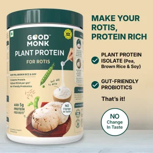 Plant Protein for Rotis: Add 5 gm Protein per Roti with No Change in Taste (For Family)